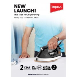 Impex Heavy Duty Dry Iron Box | Big B